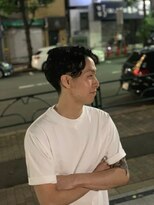 プレミアムバーバー 目黒店(PREMIUM BARBER produce by HIRO GINZA) 爽やか艶パーマスタイル〈目黒〉〈理容室〉