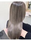 透明感グレージュ髪質改善バレイヤージュ☆