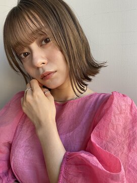 ブラウヘアアンドケア(care) ぱつんと外ハネ