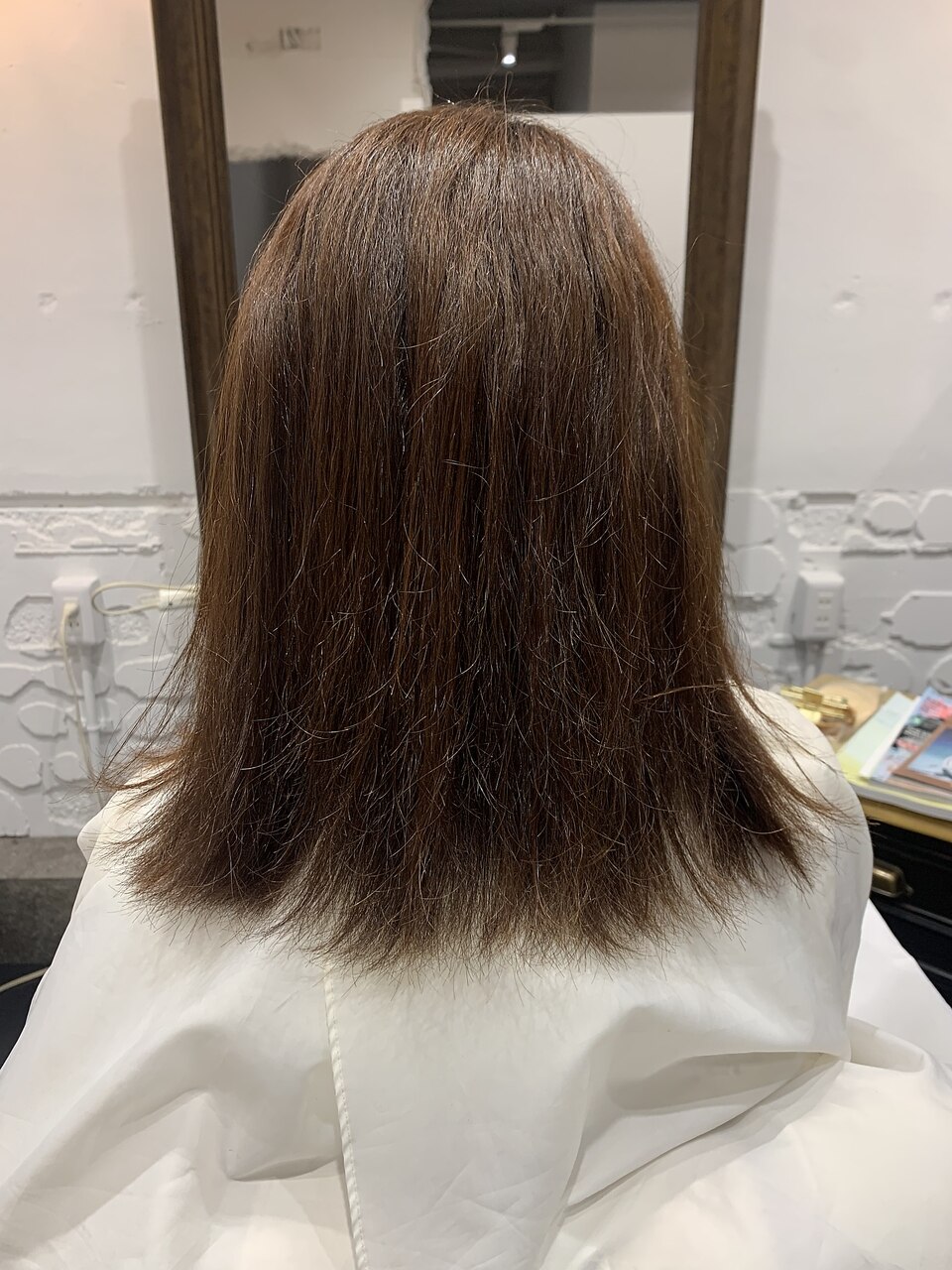 みけみけ　Cheveux Pluriels フランスサロン　レイヤーボブ フレンチガーリーオン眉ショートボブウルフプリカールくすみブル