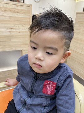 プラスペリティ(Prosperity) キッズカット アシメバング