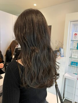 アクトジャパン グランドセントラル 博多リバレイン店(ACT JAPAN GRAND CENTRAL) 外ハネ/グレージュ/ブリーチなし/INOAカラー/トリートメント