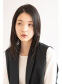 ツヤ髪が織りなす美人ロング