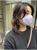 おしゃれパーマスタイル [ダークアッシュ/ブルーサファイア]