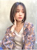 Aimee 町田　小顔シースルーボブ×ヌードベージュ