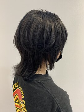 アース 元住吉店(EARTH) ウルフカット×ブルーブラック