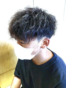 ニアウ 太田店(Niau) ツイストスパイラルパーママッシュメンズパーマ波巻きパーマ