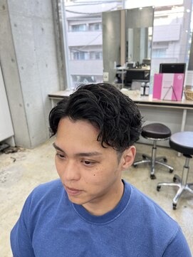 アジールヘア 赤羽駅南口店(agir hair) メンズ短髪刈り上げスパイラルパーマ韓国メンズスタイル