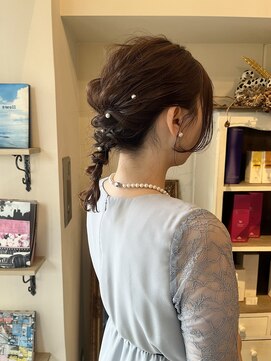 ヘアーデザイン シュシュ(hair design Chou Chou by Yone) ボブでできるダウンアレンジ/ローポニー/アレンジ