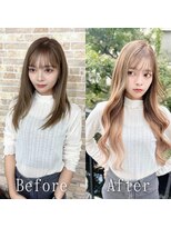 あるじゃんすー 池袋店&nbsp;ミルキーベージュ#シールエクステ#レイヤーロング#韓国#池袋