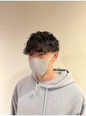 マッシュ波巻きスパイラルパーマ