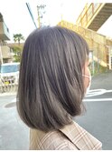 ミルクティーベージュダブルカラーインナーカラーケアブリーチ