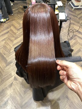 アンジェリカ 近鉄奈良店(ANGELICA) 艶々ピンクブラウンカラー