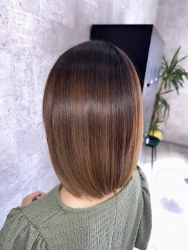 スキル 石岡(SKILL) 髪質改善ストレート/ニュアンスカラー