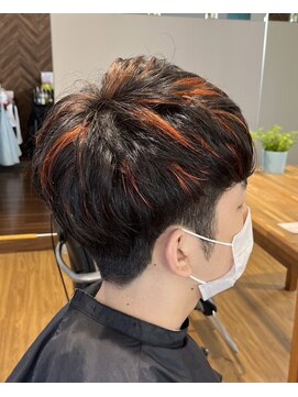 ルヴァンブルー 《ルヴァンブルー》レッド＆オレンジダブルカラー