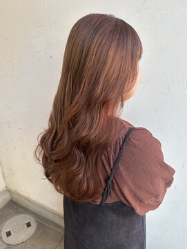ジュエ ヘアー デザイン(Jue hair design) 秋のくすみオレンジベージュ