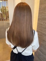 ポジ(poji)&nbsp;髪質改善カラー　艶カラー　ブラウンカラー　ミディアム