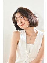 アーツオファ 町田(arts ofa)&nbsp;【artsofa町田】ナチュラル前上がりミディアムボブ/白髪染め