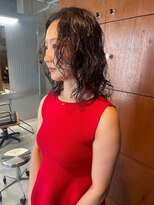 ヨロヘアー(YOLO hair) ミディアム×大人ラフパーマ 30代 40代 オススメ◎