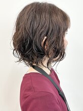 モリオ(morio) -ニュアンスパーマ大人ボブパーマゆるふわパーマボブウェーブ1