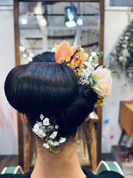 ハウスアンドヘアーワークス(House&Hair works) 和装スタイル