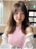 小顔 美髪 レイヤーカット イメチェン ワイドバング"