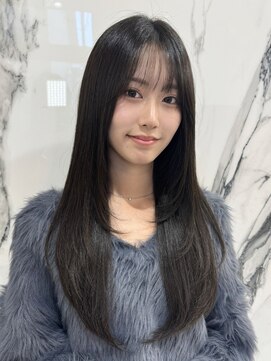 ナカイ(NAKAI) 顔周りワンカールレイヤーカット/イメチェンヘアスタイル/韓国