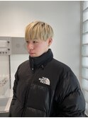 マッシュショート/ハイトーンカラー