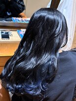 デイジーロータス(DAISYLOTUS)&nbsp;【シライ】ブルーブラックの裾カラー