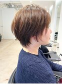 大人のショートスタイル【カット×イルミナカラー】