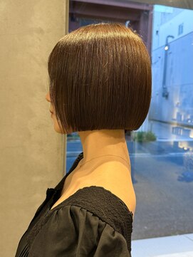 ニール(nier) ボブ/ボブカット/平行ボブ/直線ボブ/ブラウンカラー