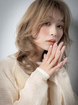 カバーヘアアンドスパ ブリス 浦和(COVER HAIR&SPA bliss) ホワイトブロンドハイトーンカラーウルフカットz浦和20代30代