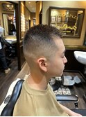 刈り上げ　ベリーショート　メンズカット　新潟床屋