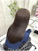 黒髪/暗髪カラー/オリーブグレー/小顔ヘア/大宮髪質改善