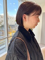 ローレンアオ(LOREN AO)&nbsp;黒髪/ボブルフ/ネビージュ/小顔/ワンレン/栄/髪質改善