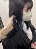 【イヤリングカラー×ネイビー】
