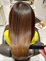 コルテ 倉敷西阿知店(CoRte.)&nbsp;エアーストレート/小顔ロング/マロンブラウン/頭皮ケア/素髪美人