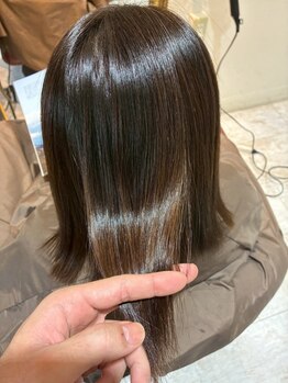 R.A.F.【ラフ】【3月24日NEW OPEN（予定）】の写真/髪のダメージを最小限に抑えるハイレベルな施術で、思わず触りたくなるような柔らかな仕上がりに。