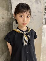 キルトプラスリム(Qilt+LIM)&nbsp;ワイドバングのミニボブスタイル