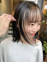 モンルル プル(mon loulou + plus)&nbsp;インナーカラー、フェイスフレーミング、デザインカラー