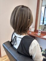 ゼンドット キョウト(Zen. kyoto) 夏カラー/シルバーベージュ/ショートレイヤー/20代/30代40代