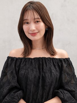 オーブ ヘアー フローラ 高知店(AUBE HAIR flora) 20代・30代_切りっぱなしボブ_外ハネヘア