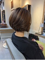 ヘアリゾート粋 ウナム 新宿東口店(enam)&nbsp;艶髪ショートボブ/レイヤーカット/ブラウン