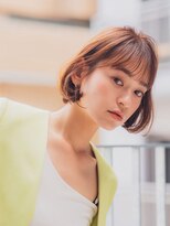 ニチカ(NYCHIKA)&nbsp;ミニボブ×オン眉シースルーバング×大人ショートボブ