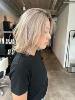 ルーツ ヘア デザイン(roots hair design)&nbsp;四ツ橋美容室★roots★ブリーチダブルカラー★レイヤーカット