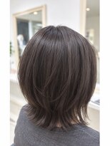 アトリーチェ 六科店(ATTRICE)&nbsp;艶感ダークブラウン×ナチュラルくびれボブ