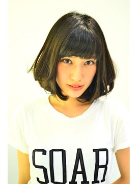 ヘアーデザイン ミヤビ 広尾(HAIR DESIGN MIYABI) かっこ可愛い無造作ボブ☆F
