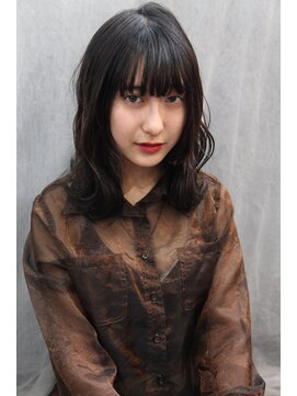 ココロ(COKORO) ナチュラル暗髪ミディ