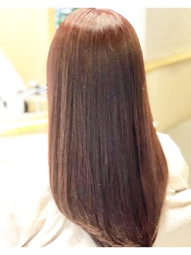 ソードリーフ ヘアーアンドスパ 鶴見店(swordlief hair&spa) 濃厚カラー　ピンクアッシュ