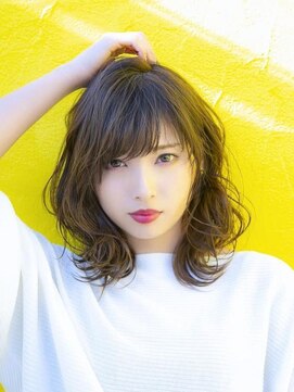 ルームバイシー 新宿(Loom. by Sea) 【遠藤】外ハネボブ☆大人可愛いアッシュブラウン☆新宿